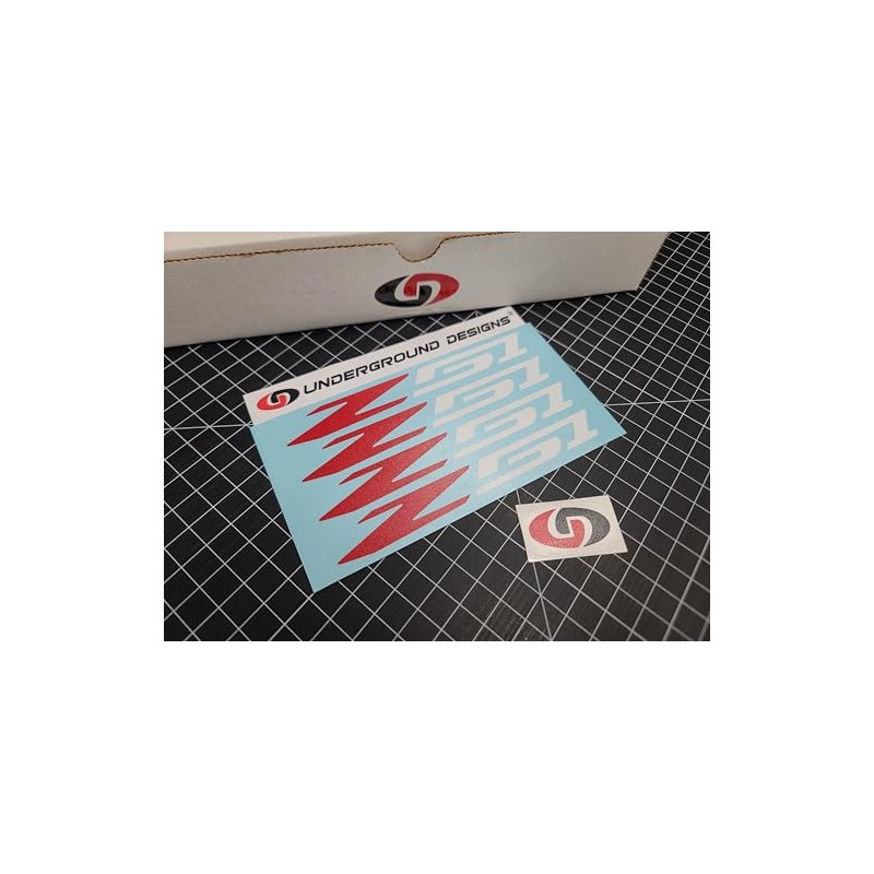 Z51 Decals (4pk) Corvette Racing 6" Accent Stickers C5 C6