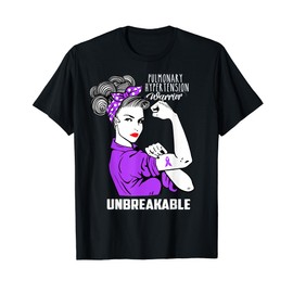 Pulmonary Hypertension Warrior Unbreakable Shirt Awareness