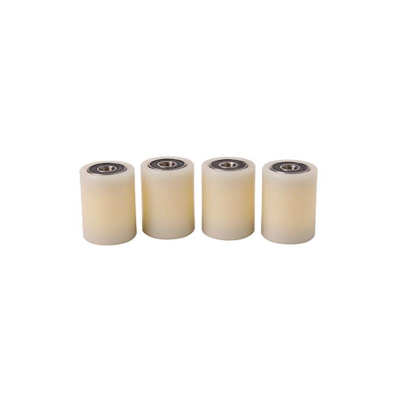 4 Pieces Nylon Rollers 30 mm diameter 40 mm wide