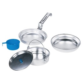 Texsport 5 Piece Aluminum Outdoor Camping Cookware Mess Kit