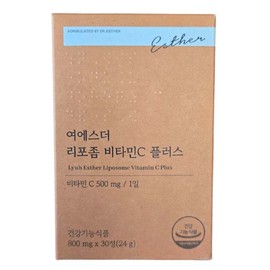 Esther Formula Yeo Esther Dr. Esther Liposomal Vitamin C Plus 500mg x 30 tablets 1 unit / jh / 여에스더 닥터에스더 리포좀 비타민C 플러스 500mg x 30정 1개 / jh