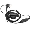 Walkie Talkie Headset Intercom 2 Way Radio Black Earphones Universal