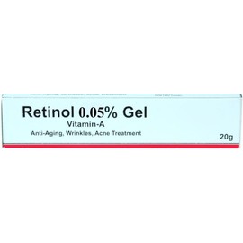 Healthymia Retinol Gel 0,05 % Vitamin A Repairs Fine Lines & Wrinkles, Scar Treatment, Anti-Aging Formula