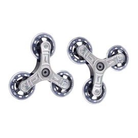 KiBcsLic 2X Triangle Caster Wheels, Folding Shopping Cart Wheels Easy to Install Stair Climbing Stair Wheels for Dolly Trolley