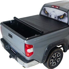 Logan Tonneau Cover Soft Roll up for 2024 Toyota Tacoma 5' Bed,Truck Bed Covers Compatible with 2024 Toyota Tacoma 5FT