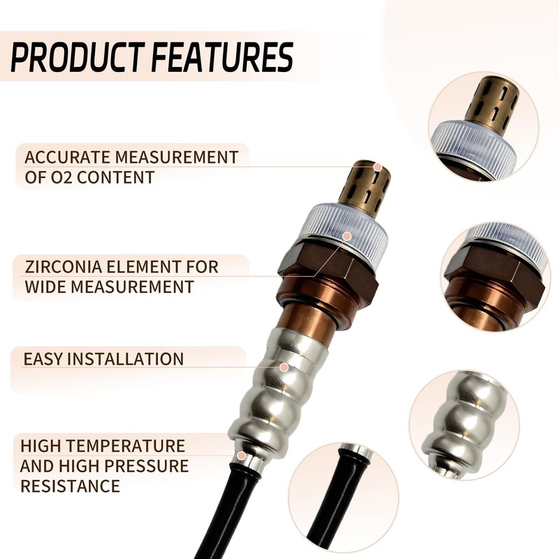 Automost 2Pcs Oxygen Sensor Upstream & Downstream 234-4011 234-4098 Compatible