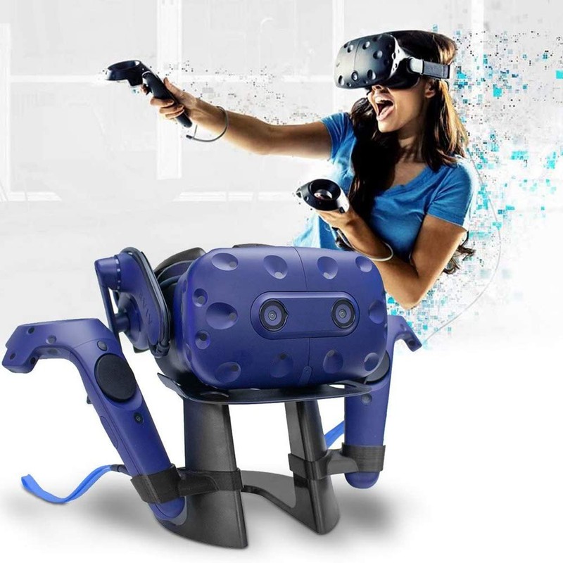 Dpaaoyer VR Stand Headset Display Holder Controller Mount Station for