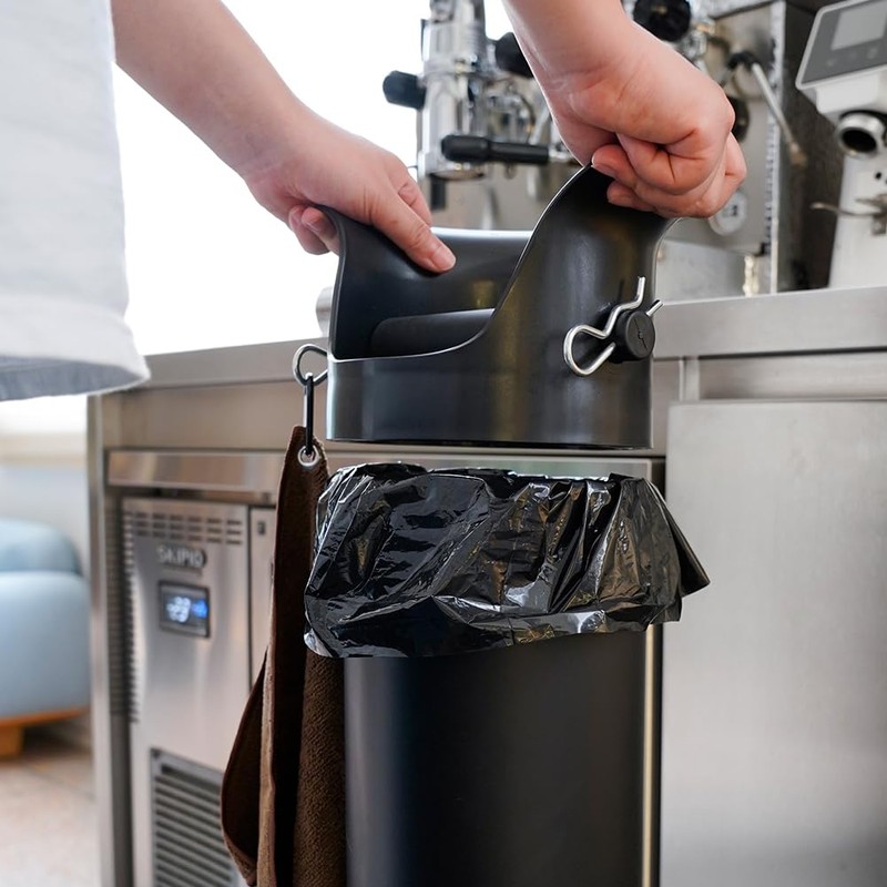 watchget Espresso Knock Box Garbage Bag Commercial Floor Standing Espresso
