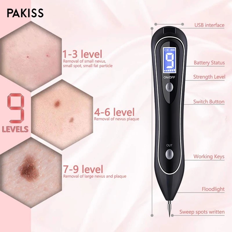Pakiss 2023 Pigment-Based Mole and Dark Spot Removal Pen Instrumentcolor: