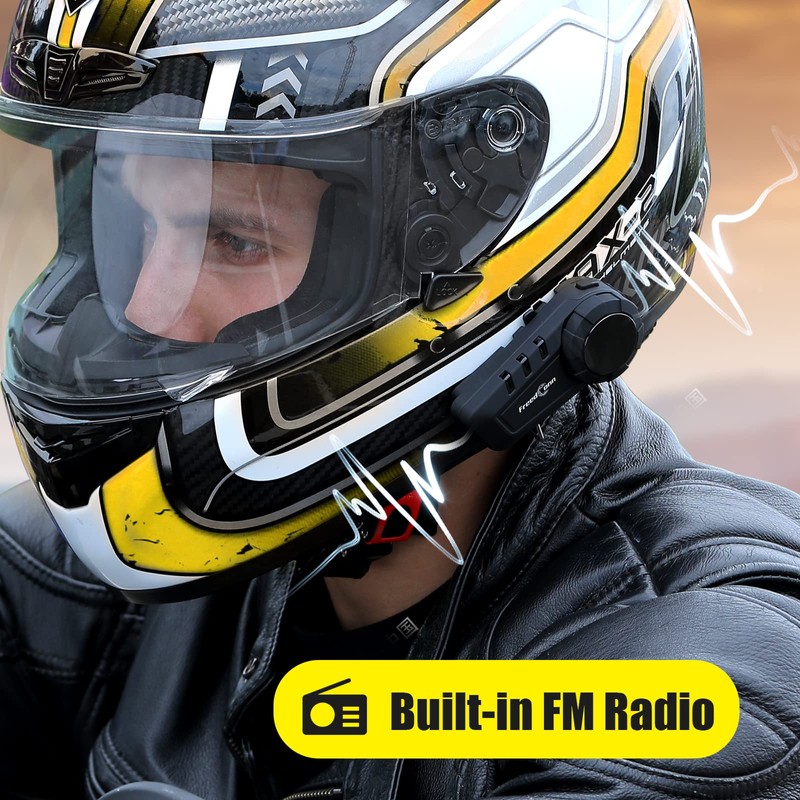 FreedConn Motorcycle Bluetooth Headset KY PRO - Motorcycle Communication Systems