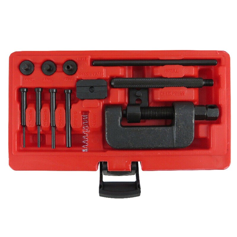 Chain Breaker Set with Carrying Case Chain Cutter and Riveter