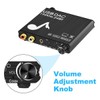 호환 USB DAC 192kHz 24Bit 디지털-아날로그 변환기(베이스볼륨 제어 포함) 동축