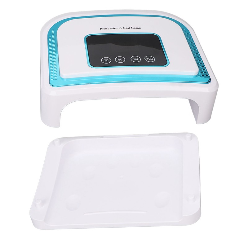 120W UV Gel Nail Lamp Fast Curing 4 Timers LCD