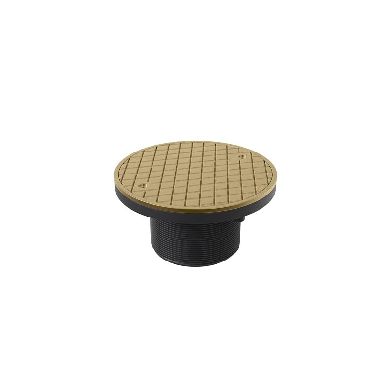 PROFLO PF42816 6" Brass Cover with 3-1/2" Adjustable Cleanout -