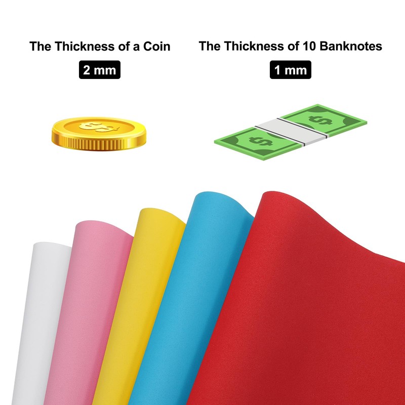 sourcing map EVA Foam Panels Pink 19.7 x 17.7 Inches