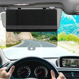 Sun Visor Extender for Car, Upgraded Polarized Car Sun Visor Extender with PC Lens, Velcro Design Convenient Adjustment Position, Filtering Glare, UV Rays for Safe Driving, Universal for Car, SUV All-Season Windshield