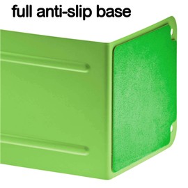 Acrimet Premium Metal Bookends (Heavy Duty) (Green Citrus) (1 Pair)