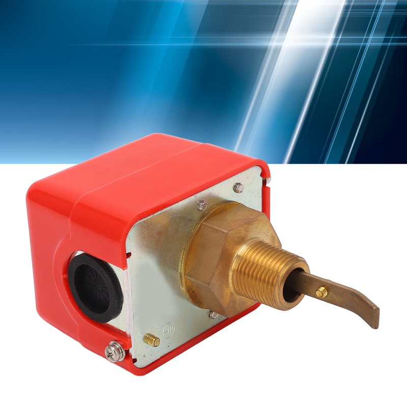Water Flow Switch Paddle Control Brass SPDT Contacts 15A Flow