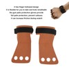 Gymnastics Palm Protectors, 2pcs Gymnastics Hand Grips Imitation Leather Three