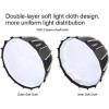 Triopo US TRIOPO KP2-90 90cm/35.4&#034; Quick Folding Parabola Deep Softbox