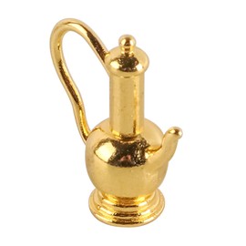 FONGKNOX Dollhouse Miniature Tea Cup Set 6 Pcs Dollhouse Accessories 1/12 Scale Miniature Tea Sets Doll House Decor Mold Kitchen Furniture Set