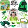essenson Explorer Set for Children - Binoculars for Children, Explorer