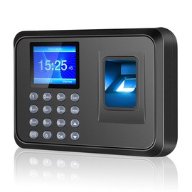 Biometric Fingerprint Password Attendance Machine Employee Check-in Time Clock