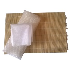 Heidifeathers Wet Felting Basic's Kit - Bamboo Rolling Mat with Bubble Wrap and Netting