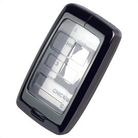 SK CUSTOM Black zinc Alloy Smart Key Case Cover Compatible with 2018-2022 Land Rover Discovery Range Rover Sport Evoque