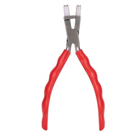 QANYEGN Double Flat Round Nylon Jaw Pliers, Nylon Jaw Ring Bending Plier, Nylon Pliers for Bracelet Jewelry Making Tool (Type C)