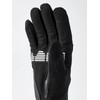 HESTRA Unisex Bike Reflective Long 5 Finger Gloves Black 6