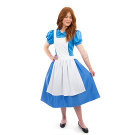 Little Adventures Enchanted Alice Dress-Up Costume for Adult Women - Machine Washable Cosplay Dresses with No Glitter (Adult XL (size 14-16))