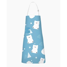 Hugitout Kids Apron Unisex, Bib Apron Waterproof with Pocket, Apron for Kids Cooking Baking Painting Crafting Art Gardening