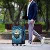TODIYADDU Cute Sea Otter Luggage Protective Cover Trendy Travel Suitcase