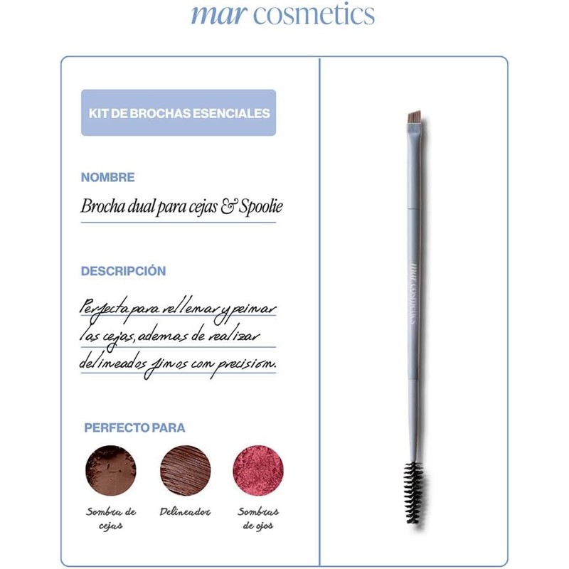 Mar Cosmetics Set de 4 Brochas 2 en 1