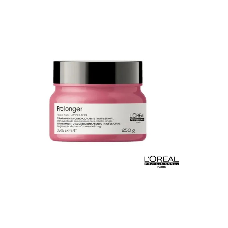 Kit de Tratamiento Loreal Pro Longer Shampoo, Mascarilla, Leave In
