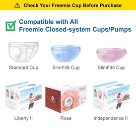 Maymom Valve For Freemie Closed System Cups. Replaces Freemie Duckbills Or Freemie Valves In Freemie Liberty Mobile. Pack of 4. White
