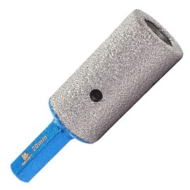 Diamond Finger Milling Bits 4/5“ BRSCHNITT Dry Core Drill Bit for Enlarging Shaping Existing Holes of Porcelain,Hard Ceramic,Granite,Marble hex Shank