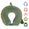 Niuniu Daddy Crocodile Kids Neck Pillow for Traveling, 100% Memory