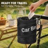 Collapsible Car Trash Can, 6.3 x 7.9 in Portable Hanging