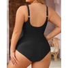 Tempt Me Plus Size One Piece Swimsuits for Women Tummy