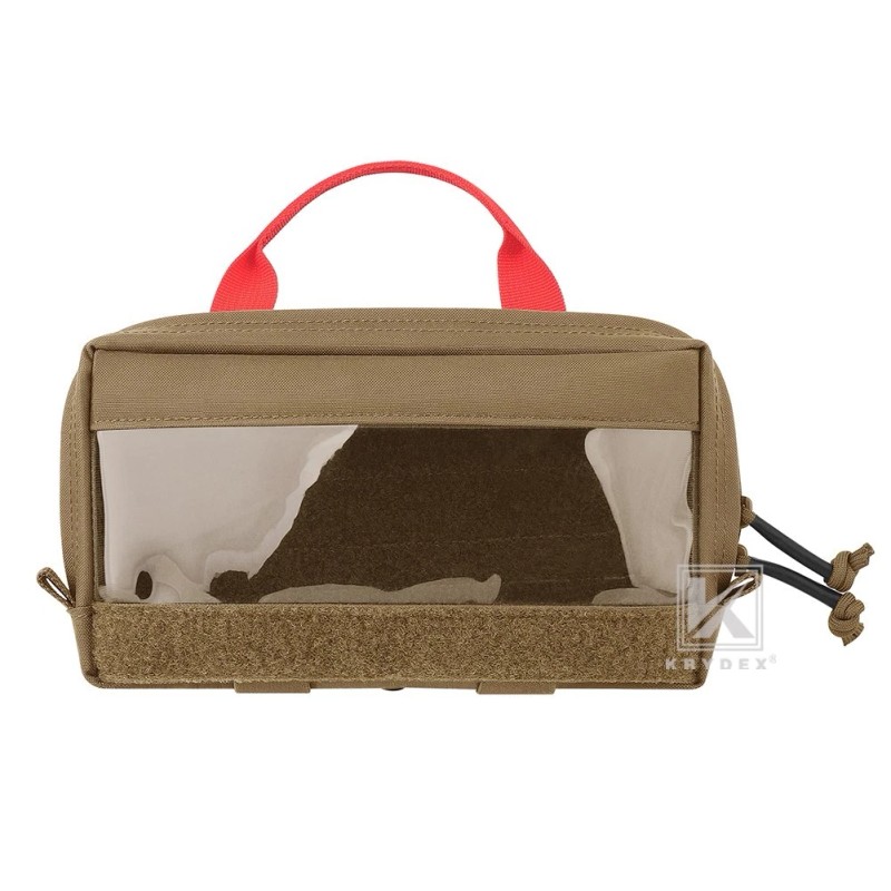 KRYDEX Clear Top Insert Bag Packing Organizer Coyote Brown for