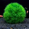 WEKVLPTH 2 Pack Aquarium Plastic Plants Grass Ball, Artificial Marimo