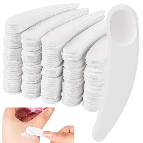 AYZTKUX 150 Pcs Cosmetic Spatula Mini, Disposable Plastic Mini Spatula