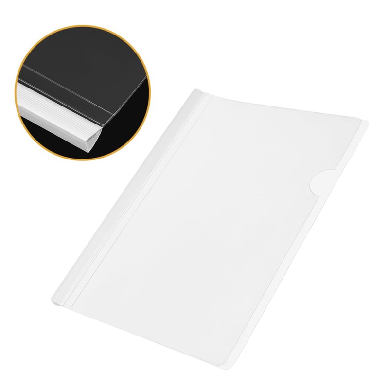 Operitacx 1set Folder Presentation Binder Report Covers with Sliding Bar