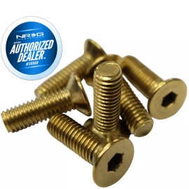 NRG NEW NRG Steering Wheel Screws 6 piece Fits Momo Nardi Personal Sparco SWS-100CG