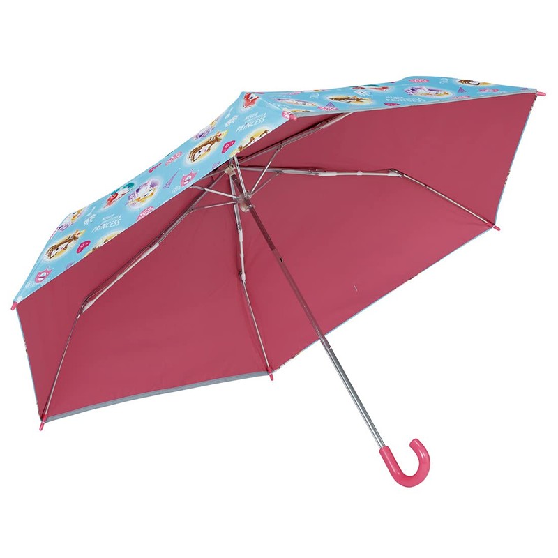 UBOTSR1-A Children's Parasol, Foldable, 19.7 inches (50 cm), Princess for