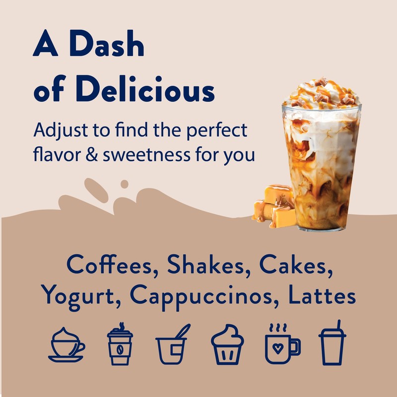 Jordan's Skinny Syrups Sugar Free Coffee Syrup, Salted Caramel Flavor
