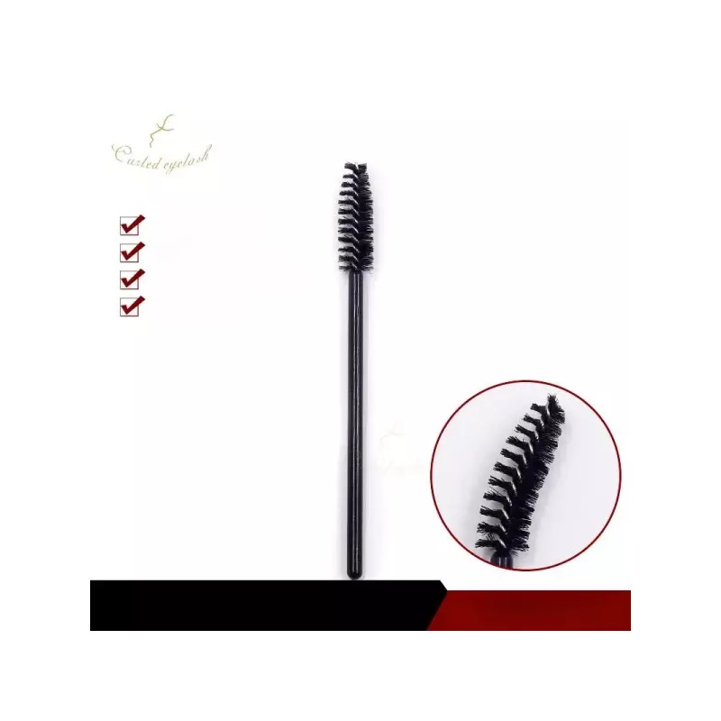 일회용 마스카라솔 브러쉬 미용도구 [블랙 브러시 50개입 B] Disposable Mascara
