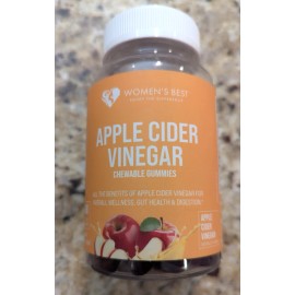 Women's Best Apple Cider Vinegar Chewable Gummies 60 ct exp: 05/2027